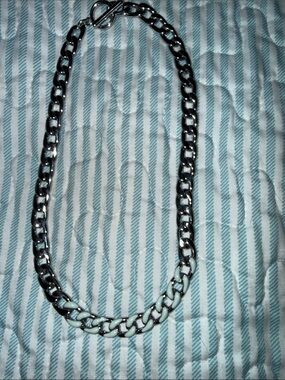 Park Lane Silver and White Chain Necklace